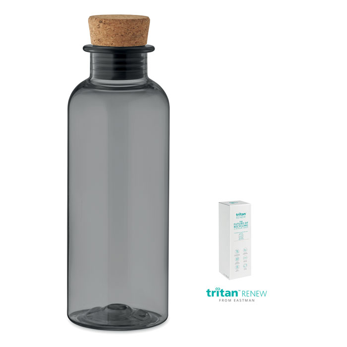 Bouteille personnalisable 500ml OCEAN Tritan Renew™ gris transparent